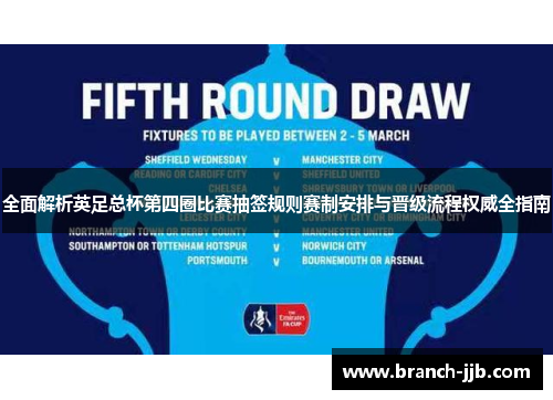 全面解析英足总杯第四圈比赛抽签规则赛制安排与晋级流程权威全指南